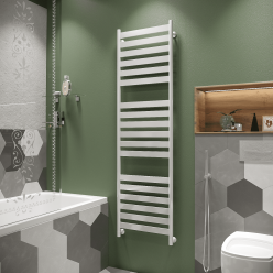 Полотенцесушитель водяной Stinox Napoli Luxe 50x180 белый глянец