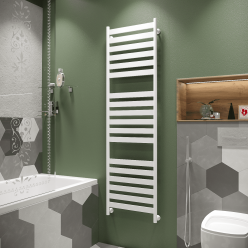 Полотенцесушитель водяной Stinox Napoli Luxe 50x180 белый матовый