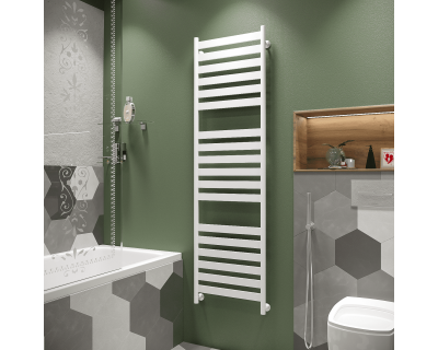 Полотенцесушитель водяной Stinox Napoli Luxe 50x180 белый матовый