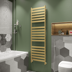 Полотенцесушитель водяной Stinox Napoli Luxe 50x180 золото сатин