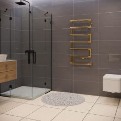 Полотенцесушитель водяной Stinox Optima+ 50x100 золото глянец