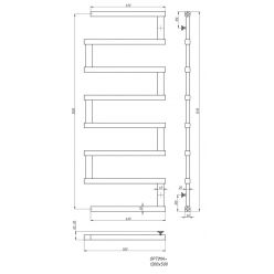 Полотенцесушитель водяной Stinox Optima+ 50x120 сатин