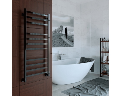 Полотенцесушитель водяной Stinox Prestige Luxe 50x120 черный глянец