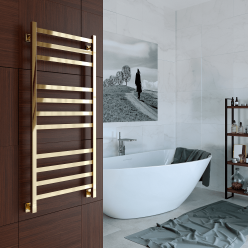 Полотенцесушитель водяной Stinox Prestige Luxe 50x120 золото глянец