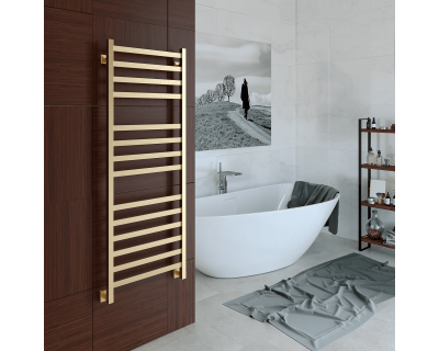 Полотенцесушитель водяной Stinox Prestige Luxe 50x140 золото сатин