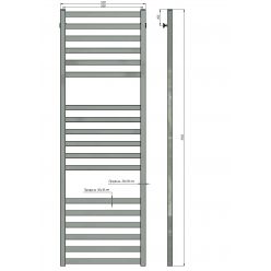 Полотенцесушитель водяной Stinox Prestige Luxe 50x160 золото глянец