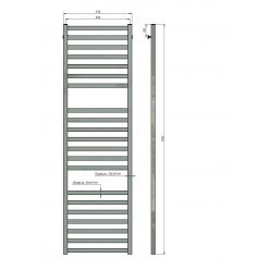 Полотенцесушитель водяной Stinox Prestige Luxe 50x180 золото сатин