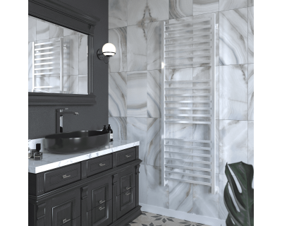 Полотенцесушитель водяной Stinox Quatro Luxe 50x160 белый глянец