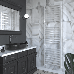 Полотенцесушитель водяной Stinox Quatro Luxe 50x180 белый глянец