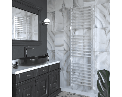 Полотенцесушитель водяной Stinox Quatro Luxe 50x180 белый глянец