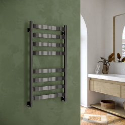 Полотенцесушитель водяной Stinox Sanremo 50x100 черный глянец