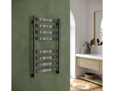 Полотенцесушитель водяной Stinox Sanremo 50x100 черный глянец