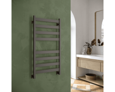 Полотенцесушитель водяной Stinox Sanremo 50x100 черный матовый