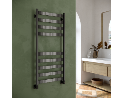 Полотенцесушитель водяной Stinox Sanremo 50x120 черный глянец