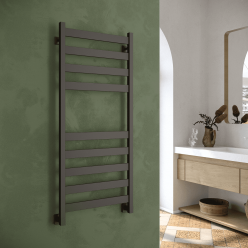 Полотенцесушитель водяной Stinox Sanremo 50x120 черный матовый