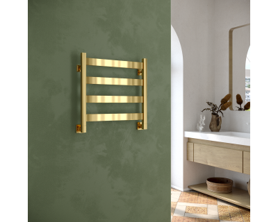Полотенцесушитель водяной Stinox Sanremo 50x50 золото глянец