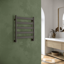 Полотенцесушитель водяной Stinox Sanremo 50x60 черный матовый