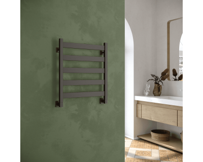 Полотенцесушитель водяной Stinox Sanremo 50x60 черный матовый