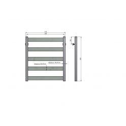 Полотенцесушитель водяной Stinox Sanremo 50x60