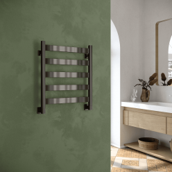 Полотенцесушитель водяной Stinox Sanremo 50x60 черный глянец