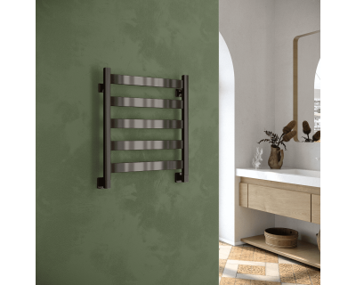 Полотенцесушитель водяной Stinox Sanremo 50x60 черный глянец