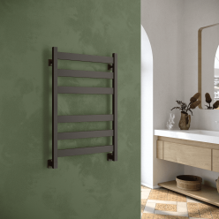 Полотенцесушитель водяной Stinox Sanremo 50x80 черный матовый