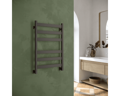 Полотенцесушитель водяной Stinox Sanremo 50x80 черный матовый