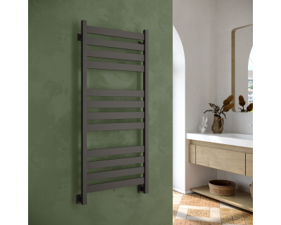 Полотенцесушитель водяной Stinox Sanremo Luxe 50x120 черный матовый