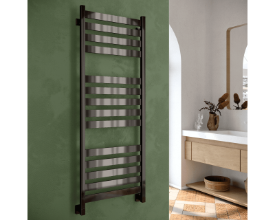 Полотенцесушитель водяной Stinox Sanremo Luxe 50x140 черный глянец