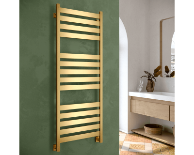 Полотенцесушитель водяной Stinox Sanremo Luxe 50x140 золото сатин