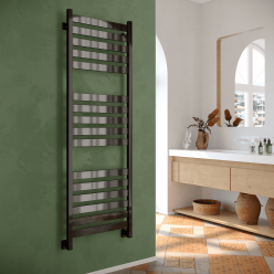 Полотенцесушитель водяной Stinox Sanremo Luxe 50x160 черный глянец