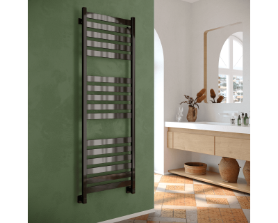 Полотенцесушитель водяной Stinox Sanremo Luxe 50x160 черный глянец