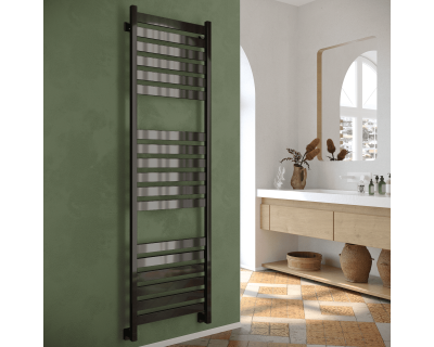 Полотенцесушитель водяной Stinox Sanremo Luxe 50x180 черный глянец