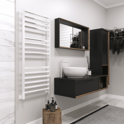 Полотенцесушитель водяной Stinox Sorento Luxe 50x120 белый глянец