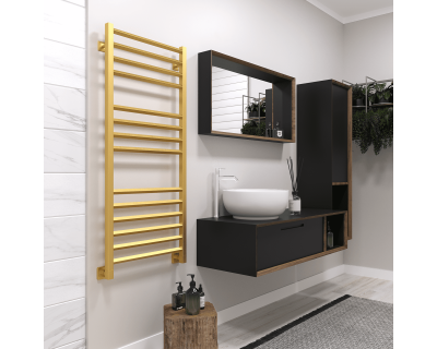 Полотенцесушитель водяной Stinox Sorento Luxe 50x120 золото сатин