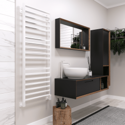 Полотенцесушитель водяной Stinox Sorento Luxe 50x140 белый глянец