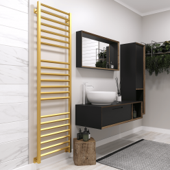 Полотенцесушитель водяной Stinox Sorento Luxe 50x180 золото сатин