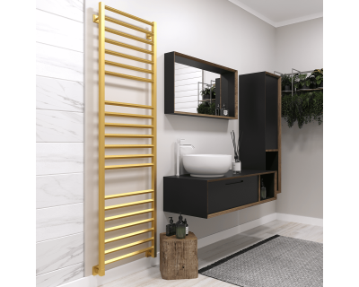 Полотенцесушитель водяной Stinox Sorento Luxe 50x180 золото сатин