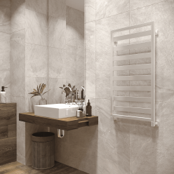 Полотенцесушитель водяной Stinox Tempra 50x100 белый глянец