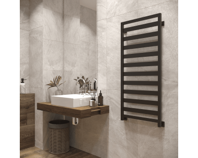 Полотенцесушитель водяной Stinox Tempra 50x120 черный матовый