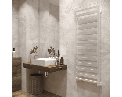 Полотенцесушитель водяной Stinox Tempra 50x140 белый глянец