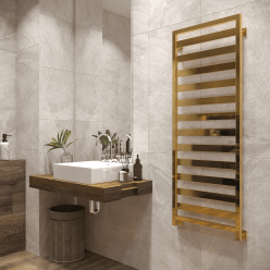 Полотенцесушитель водяной Stinox Tempra 50x140 золото