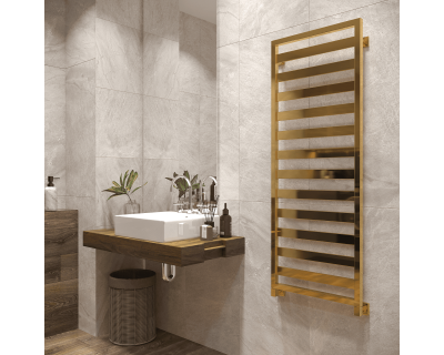 Полотенцесушитель водяной Stinox Tempra 50x140 золото