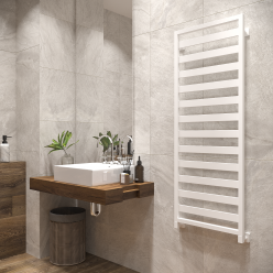 Полотенцесушитель водяной Stinox Tempra 50x140 белый матовый