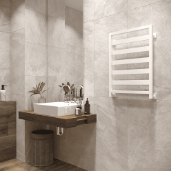 Полотенцесушитель водяной Stinox Tempra 50x70 белый матовый