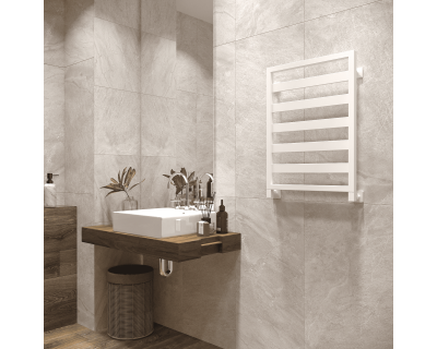 Полотенцесушитель водяной Stinox Tempra 50x70 белый матовый