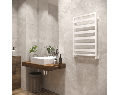Полотенцесушитель водяной Stinox Tempra 50x80 белый матовый