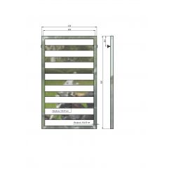 Полотенцесушитель водяной Stinox Tempra 50x90