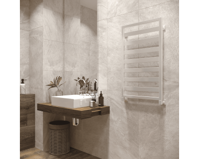 Полотенцесушитель водяной Stinox Tempra 50x90 белый глянец