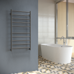 Полотенцесушитель водяной Stinox Toscana 50x100 черный матовый